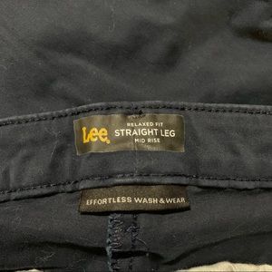 Lee Relaxed Fit Straight Leg Pants, 4 short
